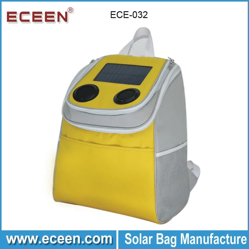 предлагаем солнечный холодный мешок, солнечный сь мешок с 2 шт динамики и 2200 мач аккумулятор