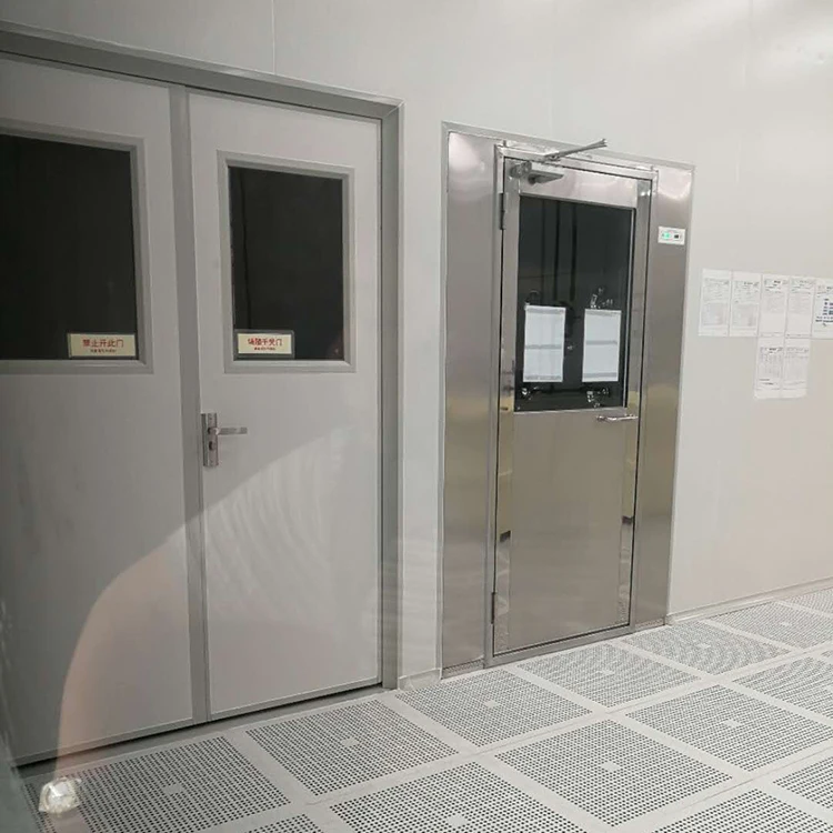 Clean room interlock aluminum door with factory price