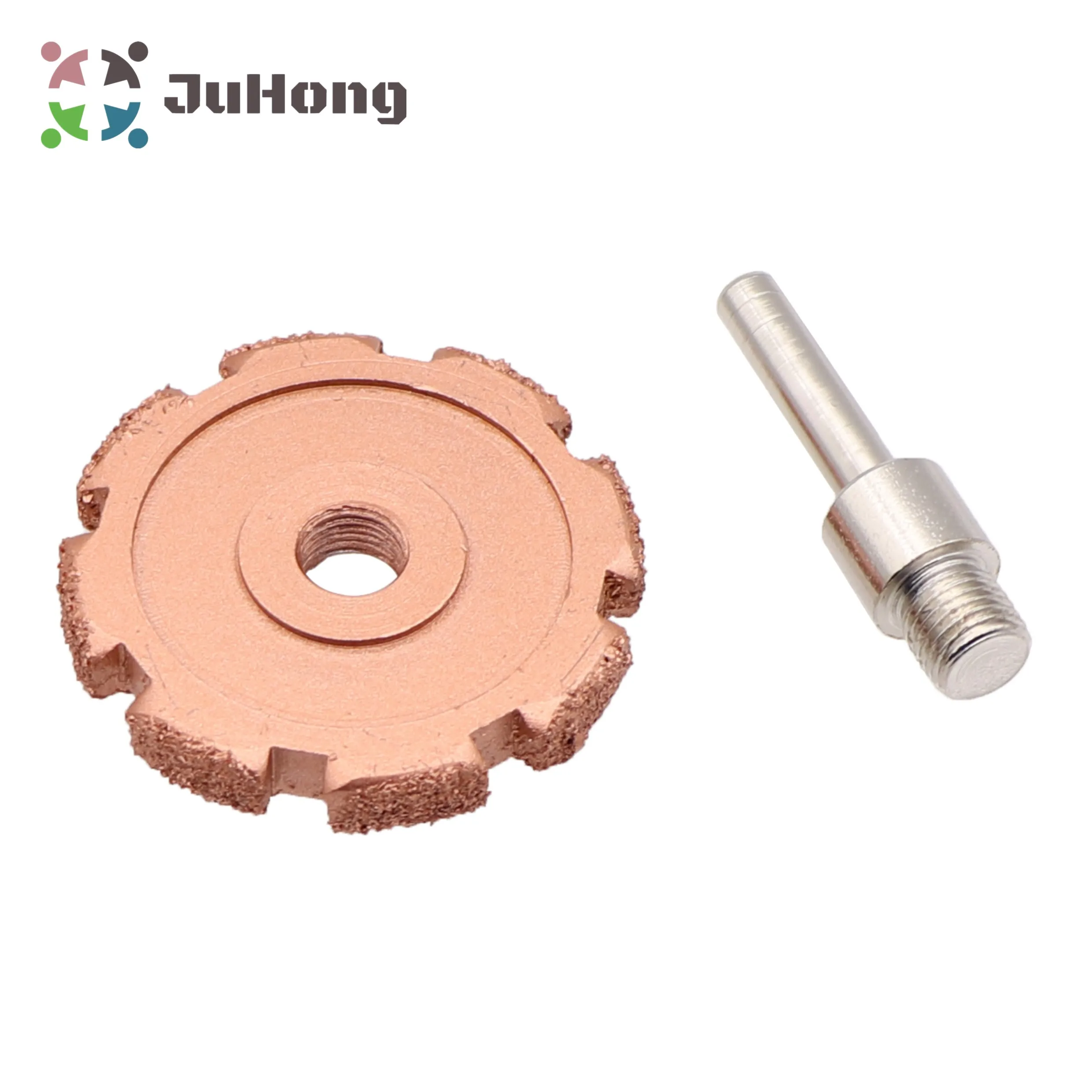 50x7mm Round Faced Rasp w/ Arbor Adaptor Tire Inner Liner Tube Buffing Tire Repair Abrasive Tool