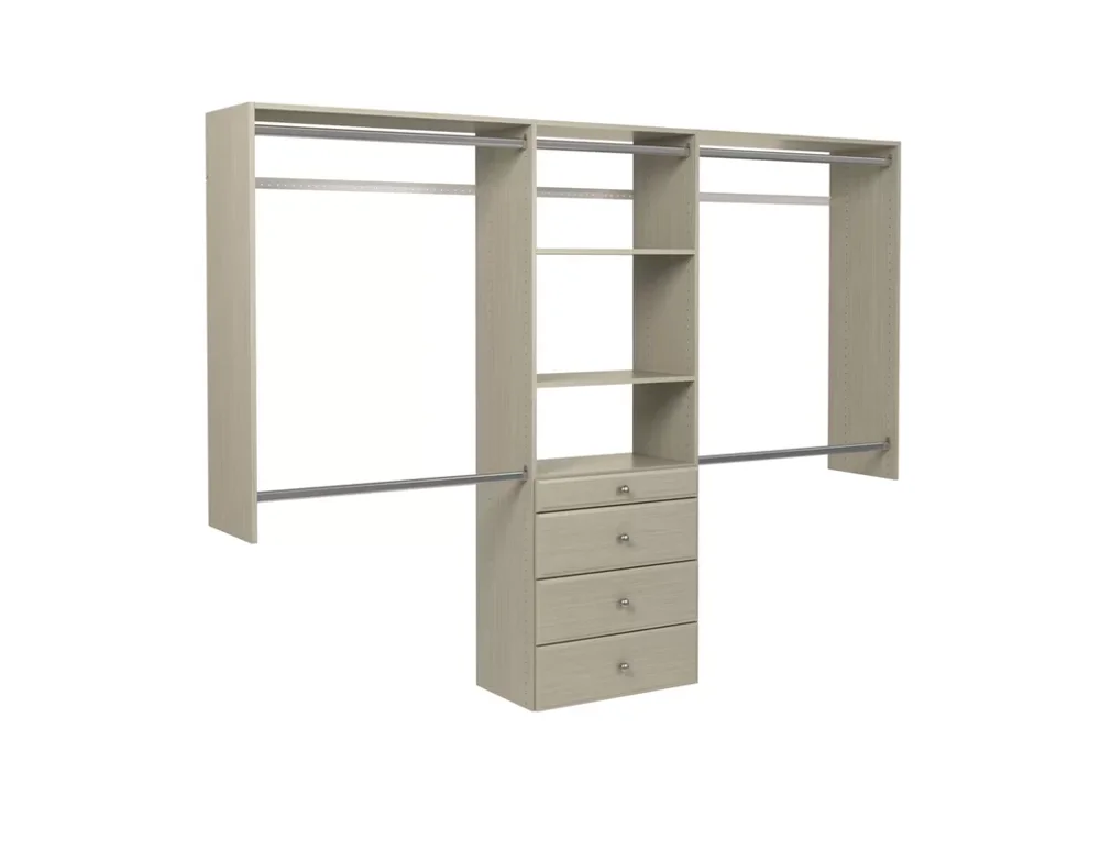 Bedroom embedded bespoke closet system clothing storage unit luxury design for home and bedroom clothing  furniture