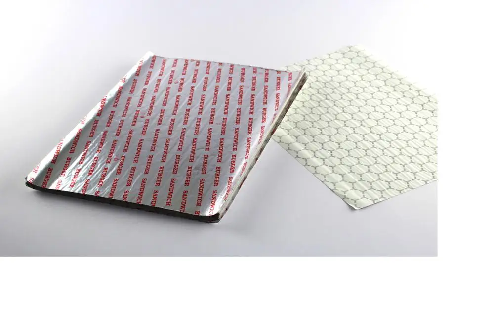 Lamination aluminum foil for hamburger and sandwich wrapping