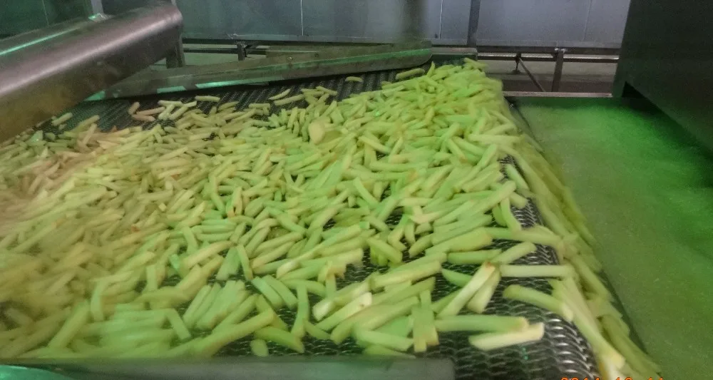 
full automatic potato chips production line / french fries machine/frying 