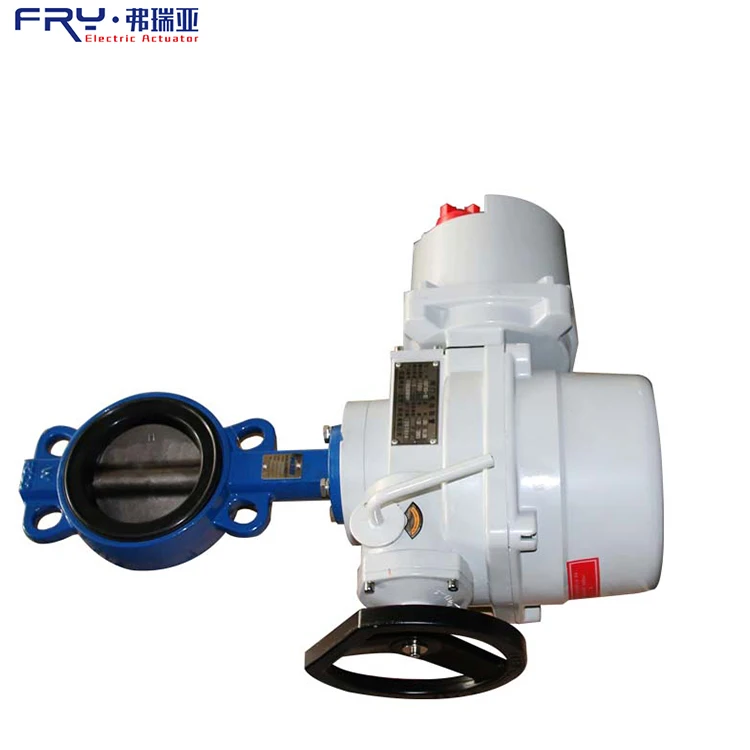 D971X-16Q DN50 Electric Operated Wafer Type EPDM Butterfly Valve