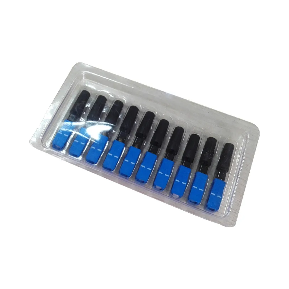 SC/UPC SC/APC SC Quick Assembly Connector for FTTH Fiber Optic Drop Cable