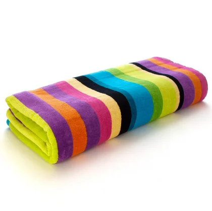 China Factory New Design Rectangle Sublimation Microfiber Custom Print Beach Towel