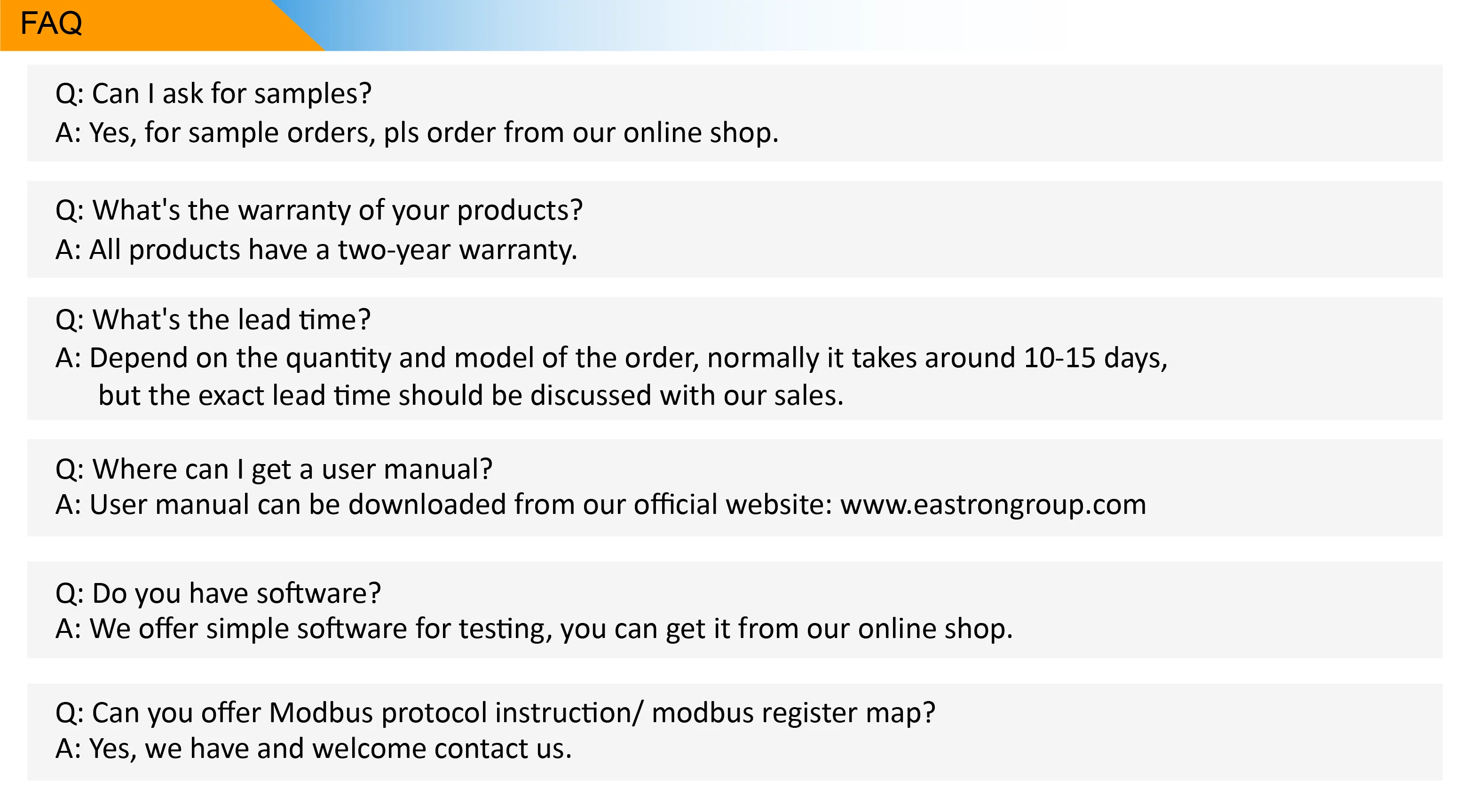 FAQ(2)