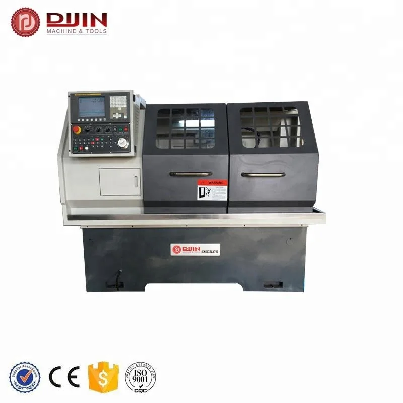 CNC Lathe Machine CK6132A Cnc Metal Working machine big power 3.7KW household cnc lathe