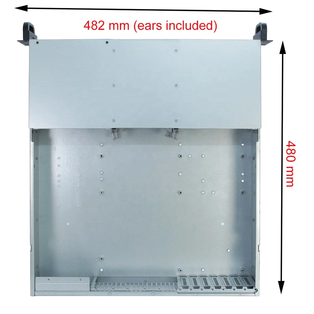 PC Computer Industrial Rack Mount Server Chassis Case 2U