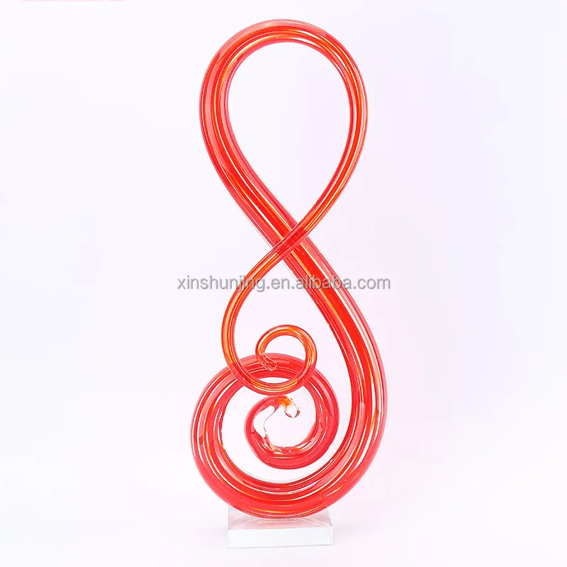 
Hand blown home decor ART shape glass art crafts 