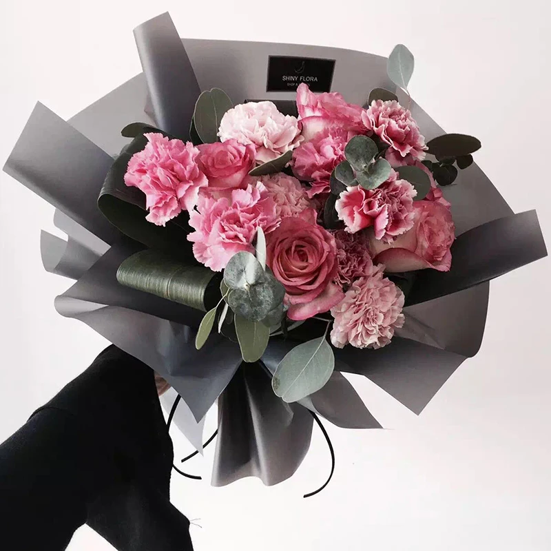 
60CM*20M Decoration Fresh Cut Flowers Packing solid-colored Wrapping Paper Roll 