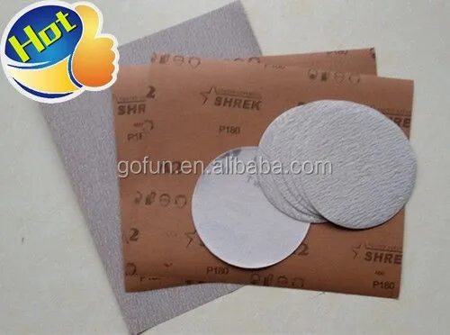 Хорошо, все виды дисков из наждачной бумаги разных размеров с круглым крючком и петлей