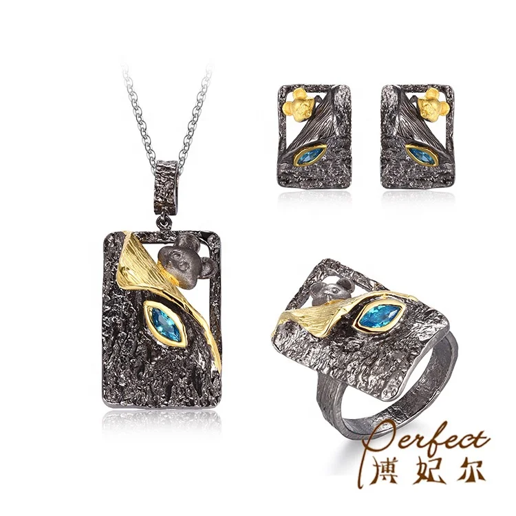 Latest Handmade 925 Sterling Silver Jewelry Gift Set for Women