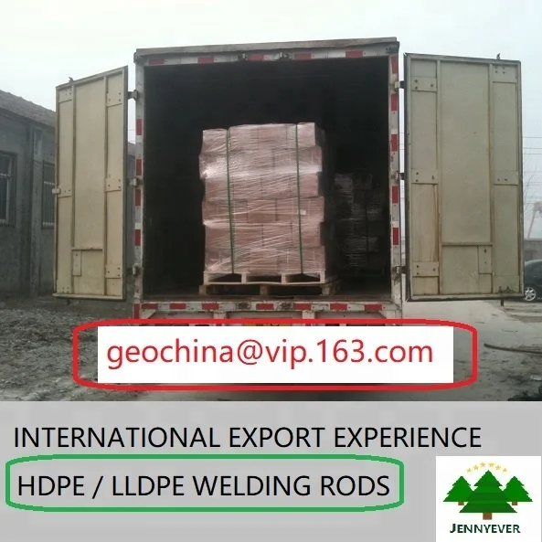 colorful virgin polyethylene (PE) made welding rod