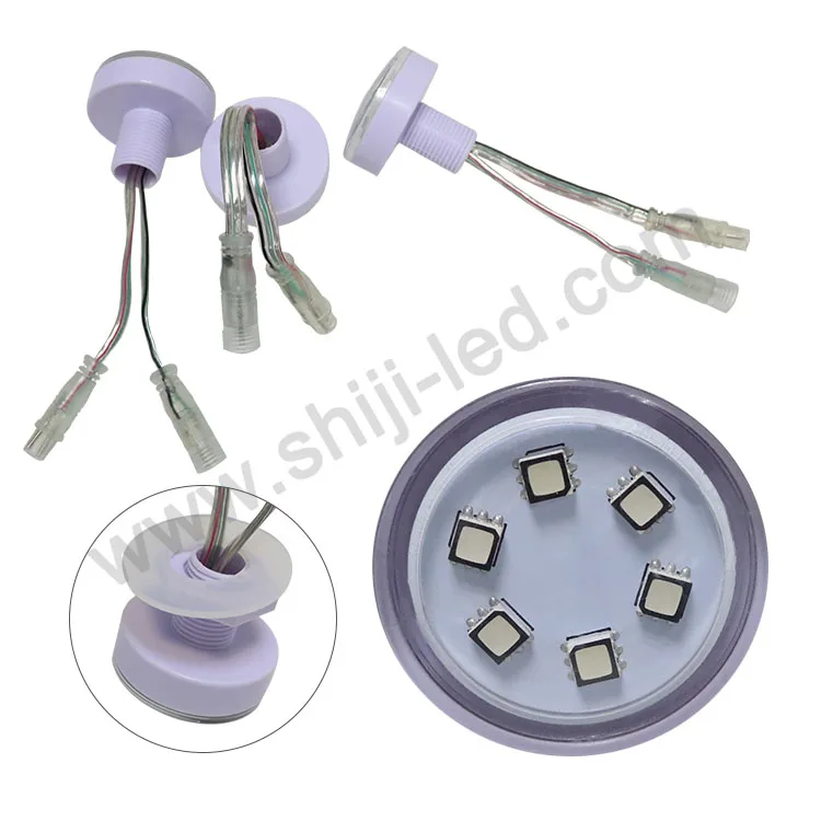 SFTC function IC 8206 5050 RGB LEDS 45mm LED PIXEL LIGHT for amusement park rides