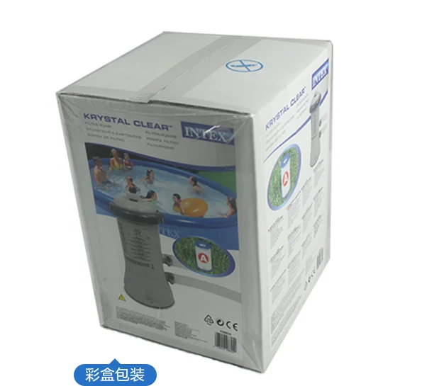 INTEX 28604 надувной бассейн 530 GPH картридж фильтрующий насос (220-240 вольт)