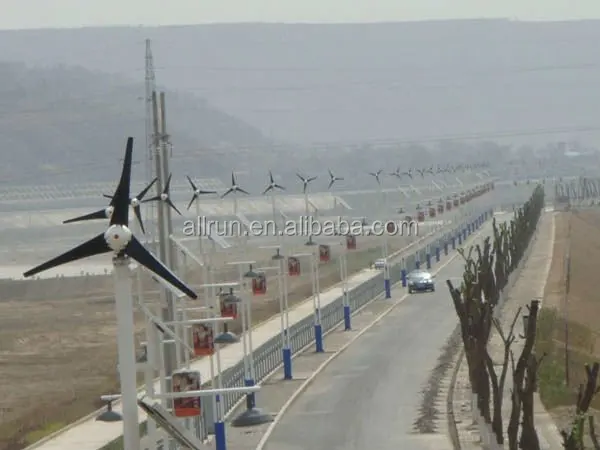 3 кВт 48 В бытовые вертикальные ветряные мельницы с электроприводом