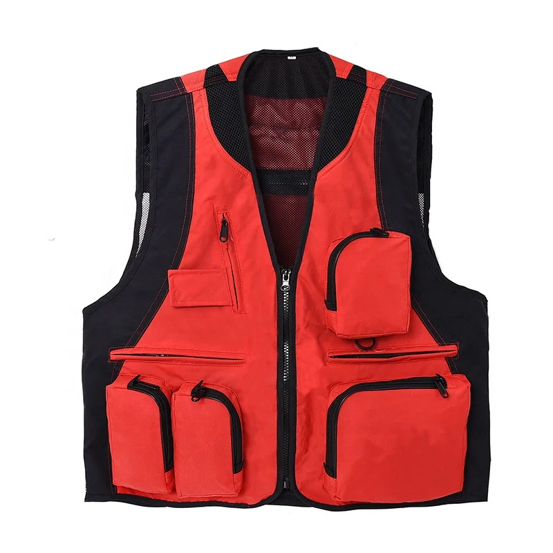 Жилет мужской карго с несколькими карманами, жилет для рыбалки, скалолазания, рыбалки, стрельбы, пешего туризма, журналиста, фотография