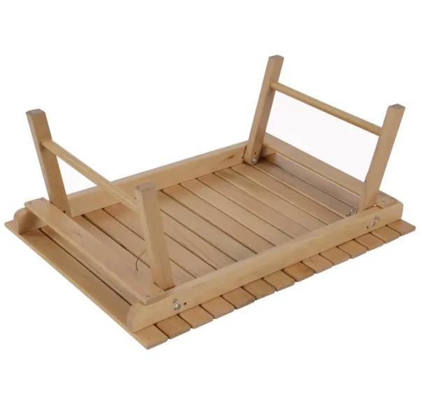 
Outdoor Garden Picnic portable folding kitchen wood low camping table 