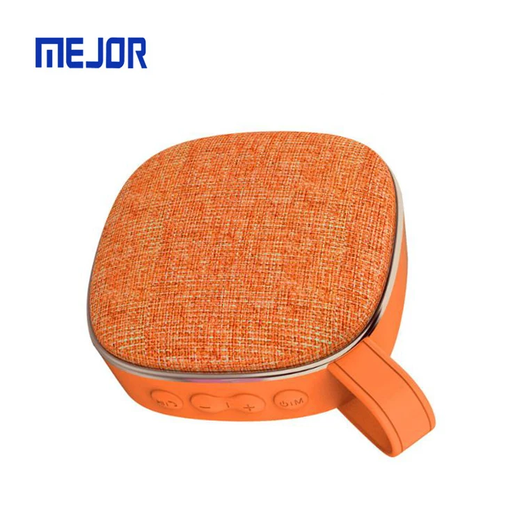 woven fabric cloth portable loudspeaker 3W wireless blue tooth FM line array Mini speaker