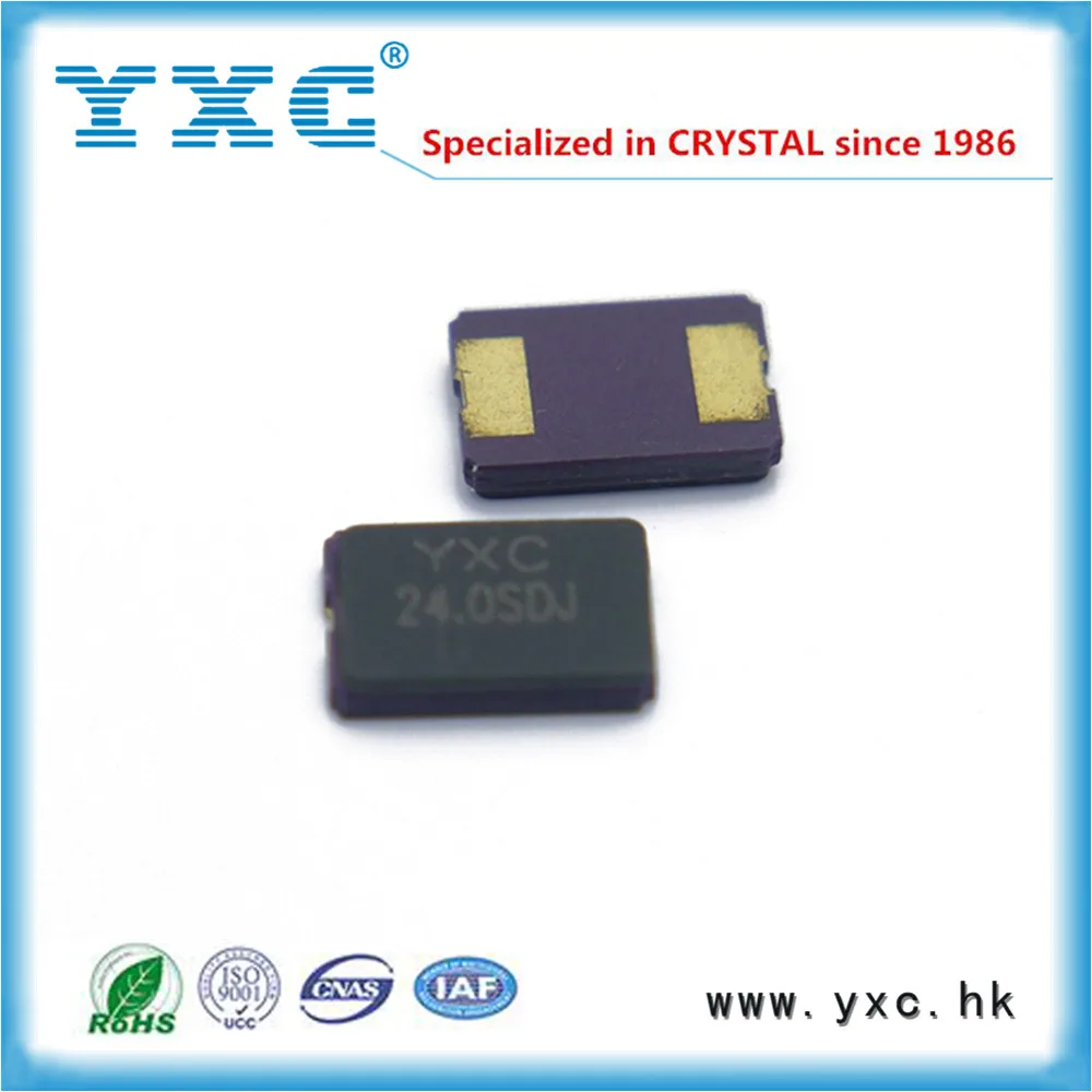 24 МГц 12PF 5032 2-SMD Керамический резонатор 2pin SMD 20ppm 24 МГц 24.000000 МГц электрический резонаторы