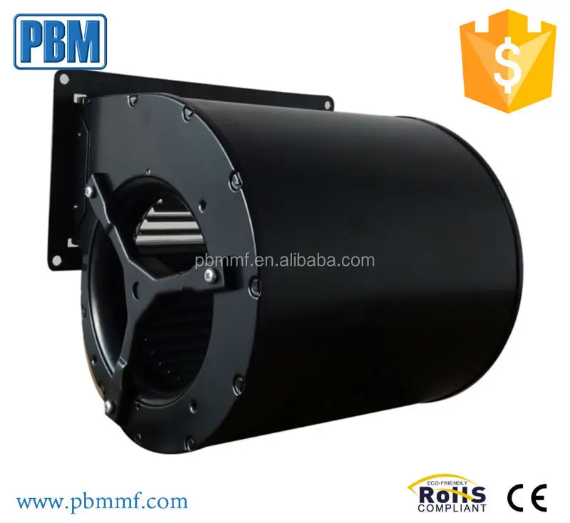 133mm 24V DC Dual Inlet Galvanized Sheet Steel Centrifugal Blower Fan for Ventilation