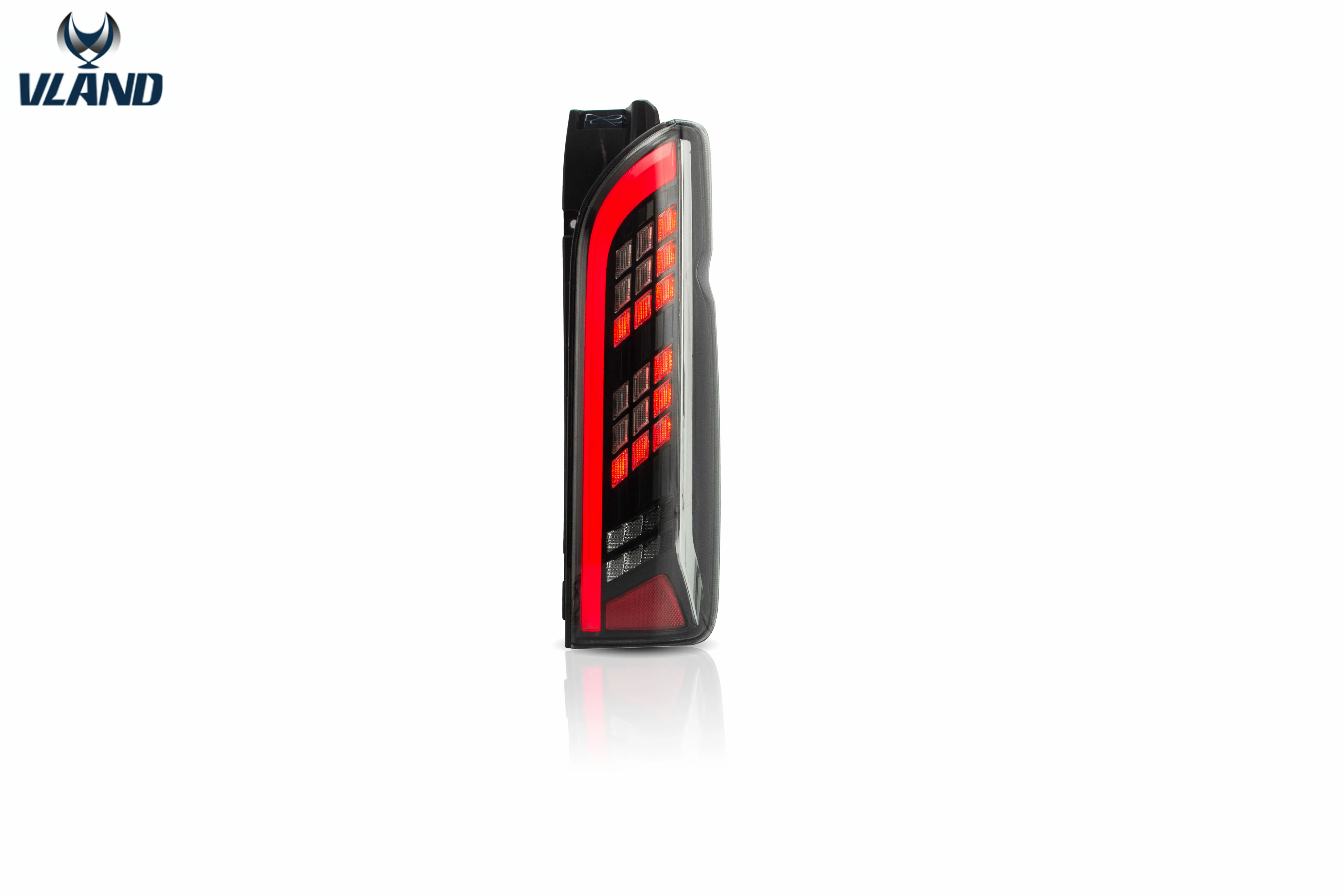 VLAND manufacturer for car LED light bars tail light 2005-2013-2018 for Hiace taillamp LED back lamp with sequential indicator