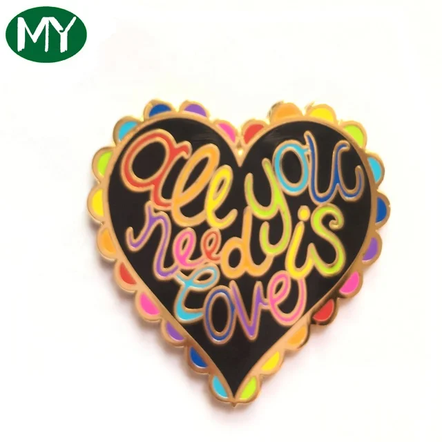 Professional design hard enamel pin badge