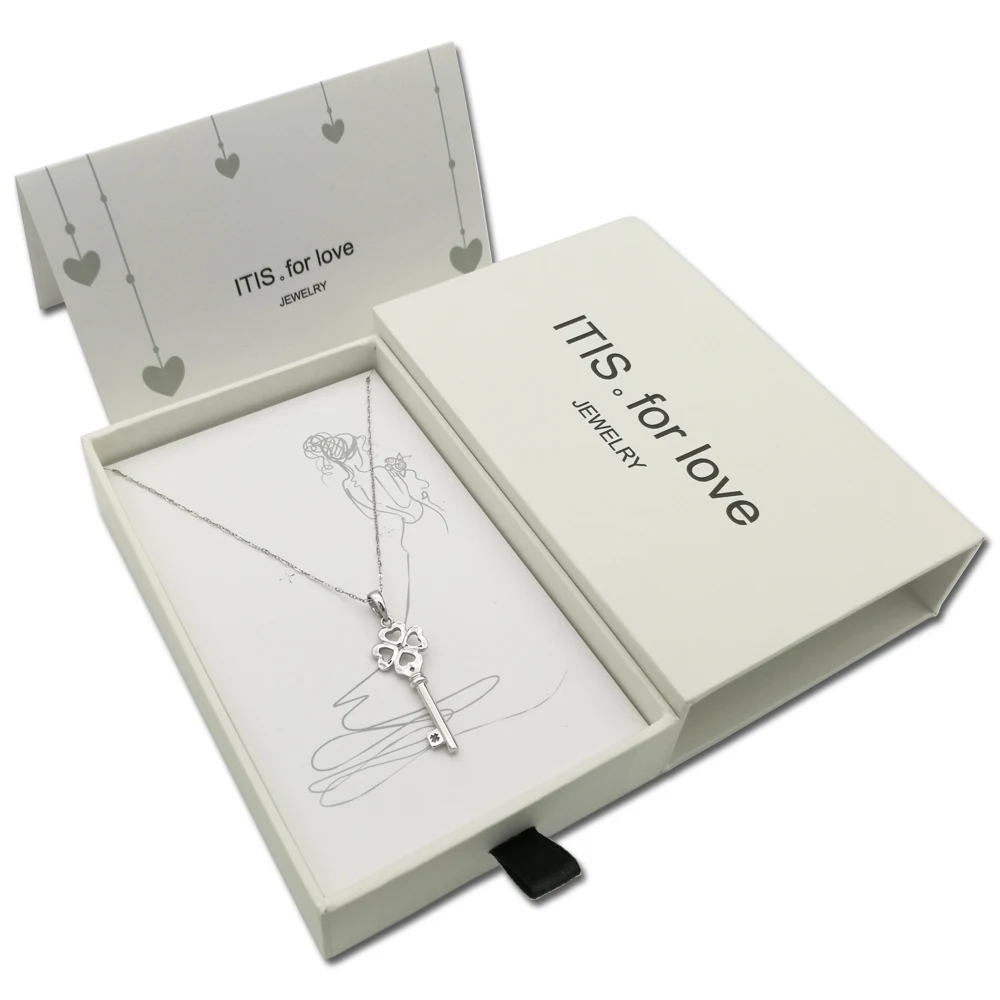 Luxury earring bracelet necklace ring gift packaging jewelry box