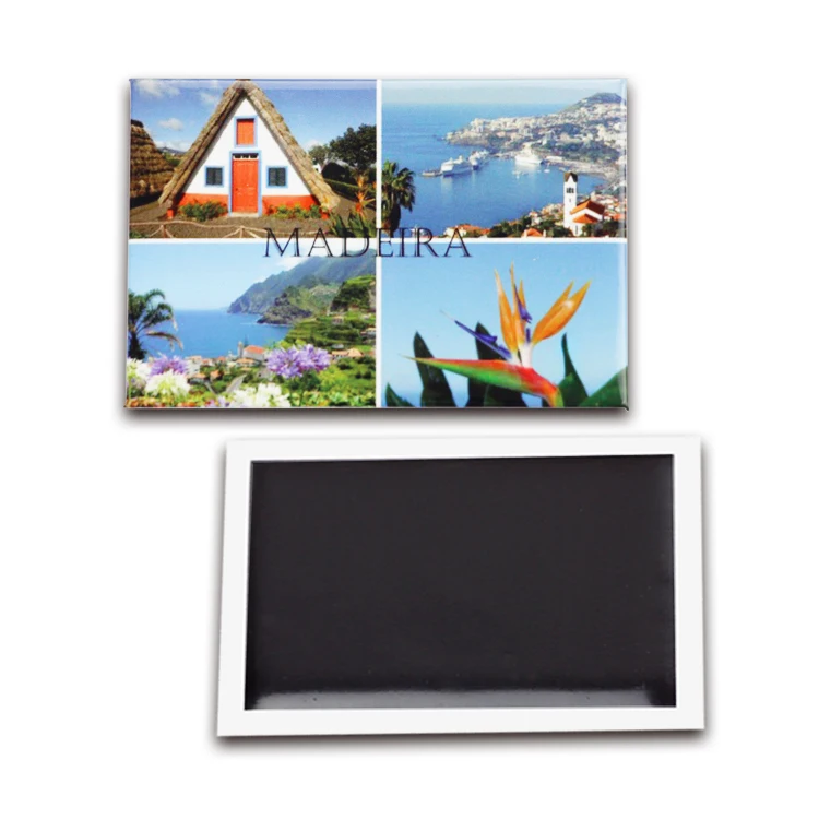 Free Sample Hot Selling Free Sample 45 *105mm World City 2024 Souvenir Fashion Brazil Tin Egyptian Tinplate Fridge Magnet