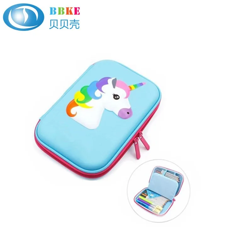 Пенал для девочек милый практичный пенал Единорог EVA студентов и офиса