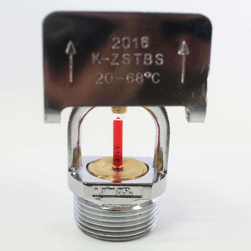 
glass bulb 68 degree pendent fire sprinkler 