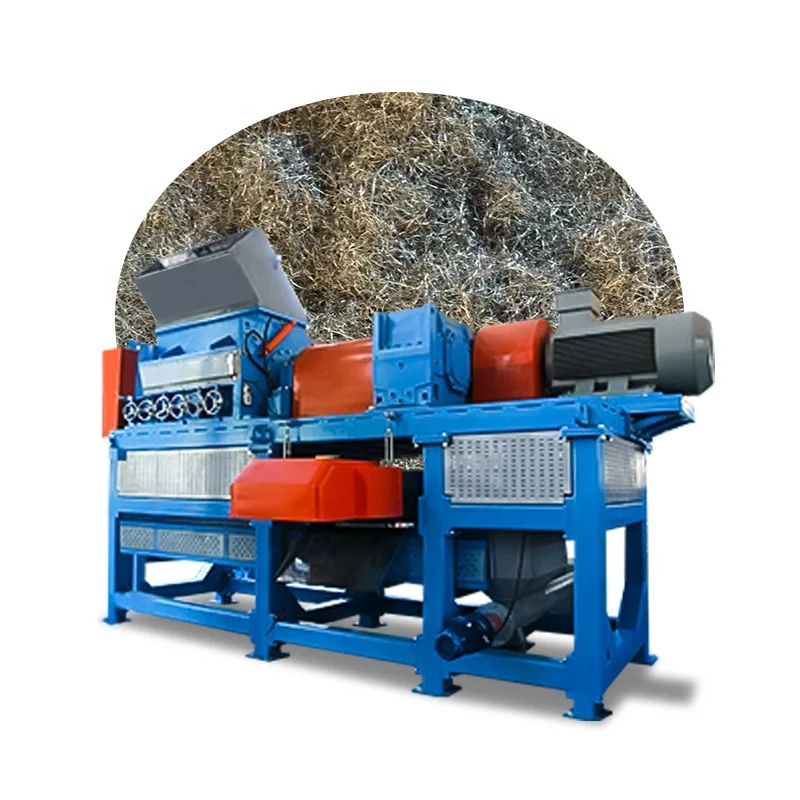 1-30mm rubber powder tire shredder machine to make crumb rubber price