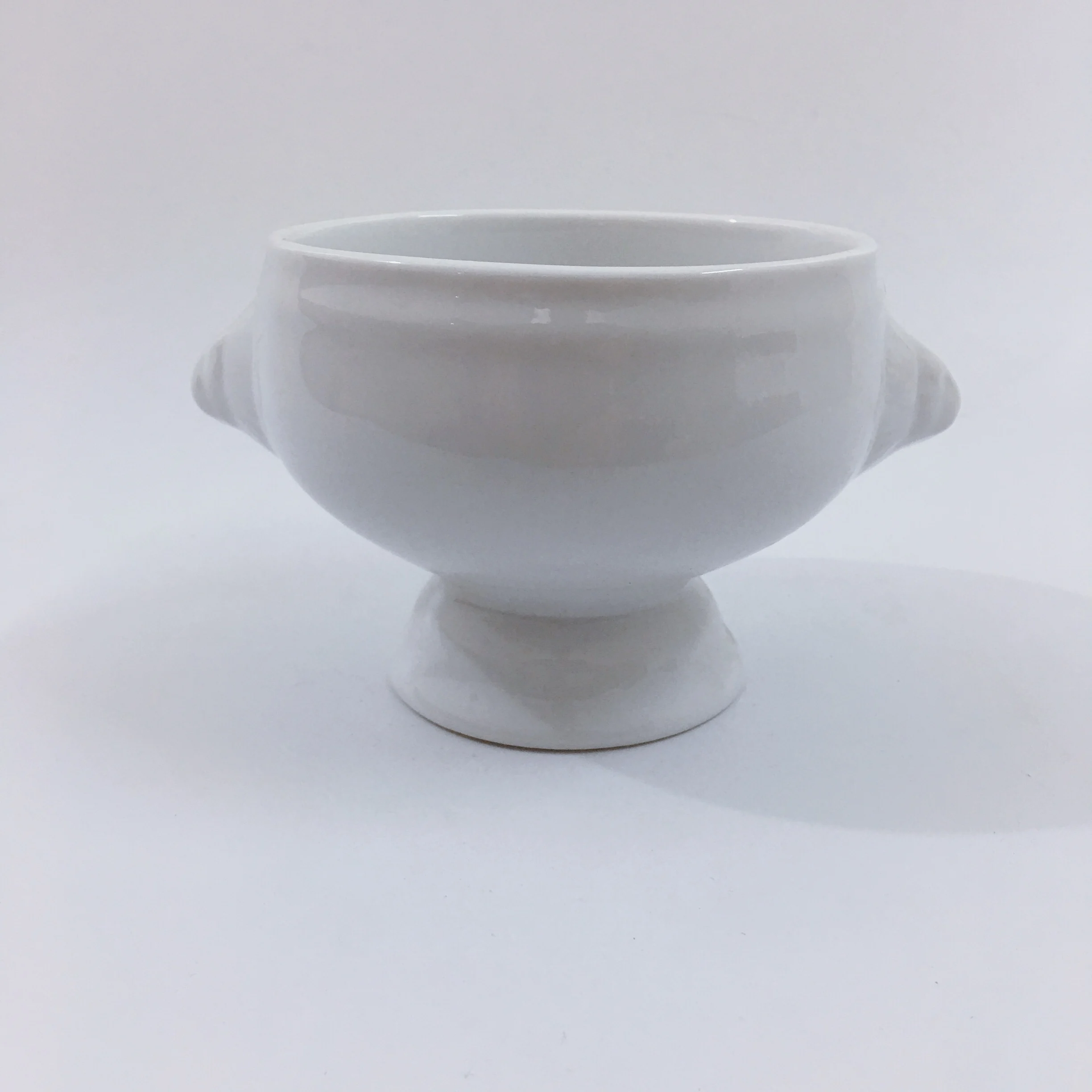 Керамические чашки для десерта, капкейка, мороженого, банка для печенья, белая керамическая чаша для супа с ногами и головой льва, десертные чашки