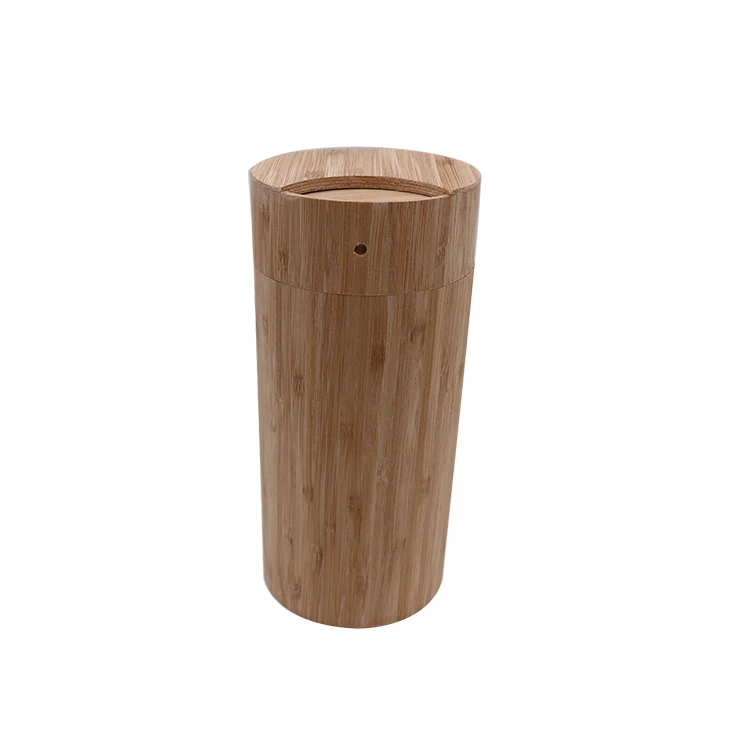 Eco-friendly bamboo tube  pet urns for ashes