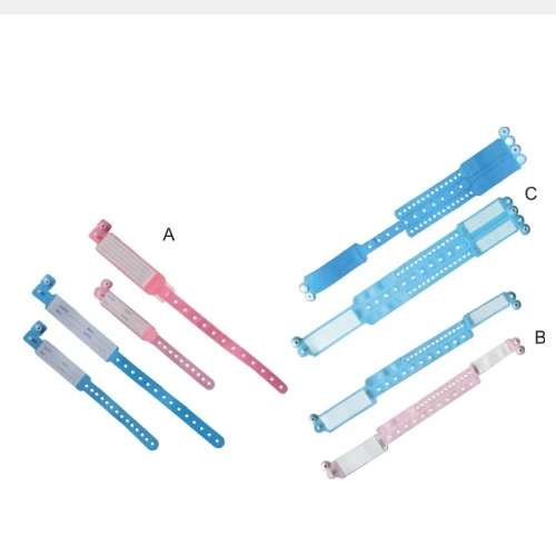 medical reusable newborn  infant kids hospital patient id  wristband bracelets