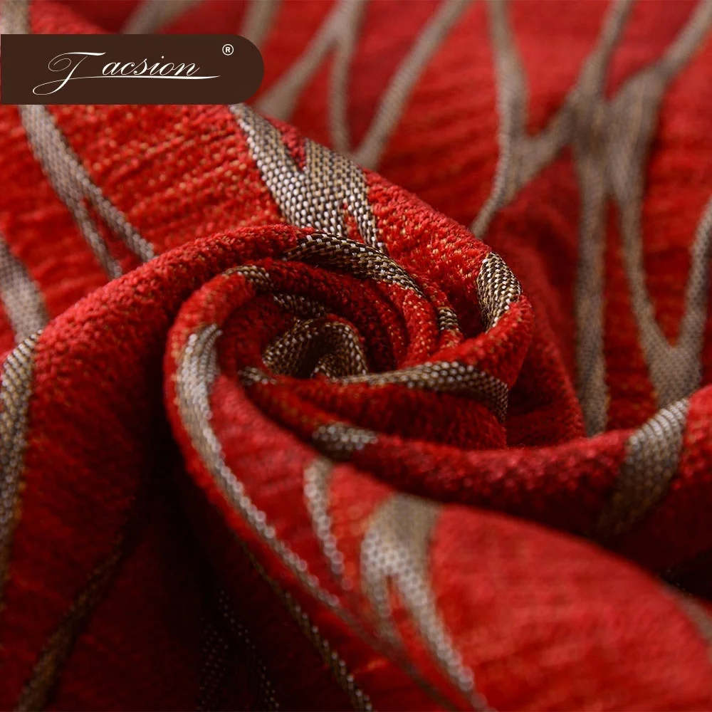 Flame Retardant Luxury Jacquard Chenille Upholstery Fabric