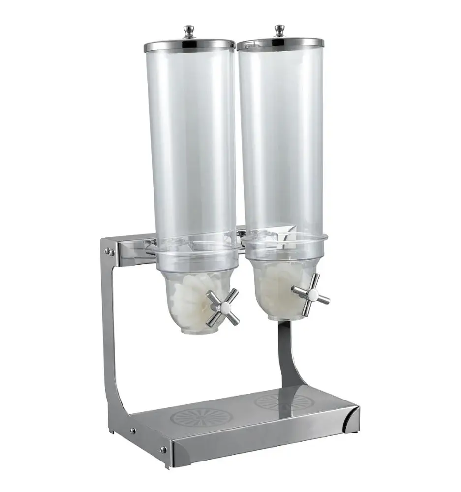 YD Hardware 4*3.5L Industrial Glass Cereal Dispenser