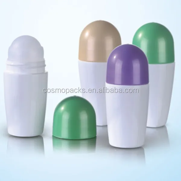 wholesale oval plastic empty roll on 30 ml deodorant bottle stick