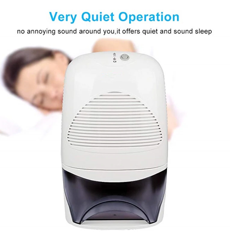 Electric Dehumidifier Compact and Portable for Damp Air Mold Moisture in Home RV Bedroom Basement Caravan Office