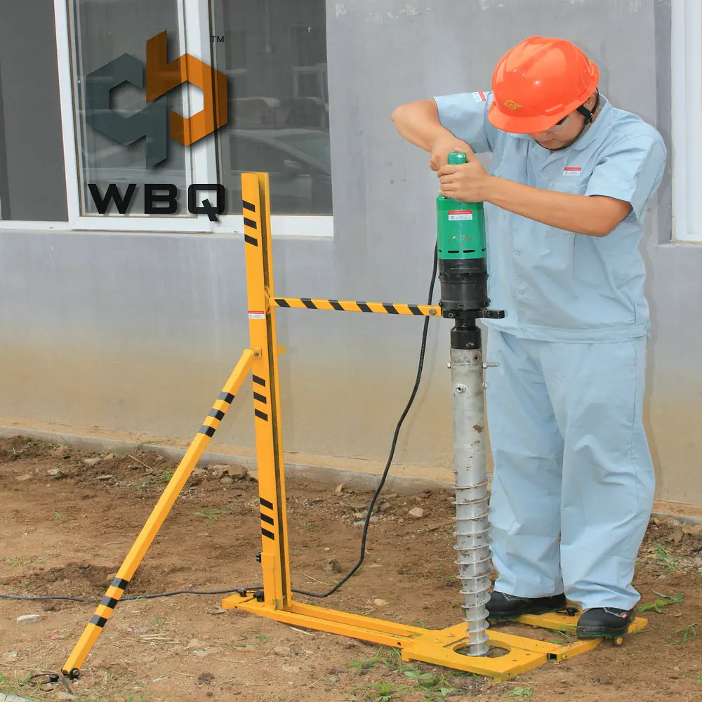 Mini Electric Pile Driver For small ground anchor HD -03