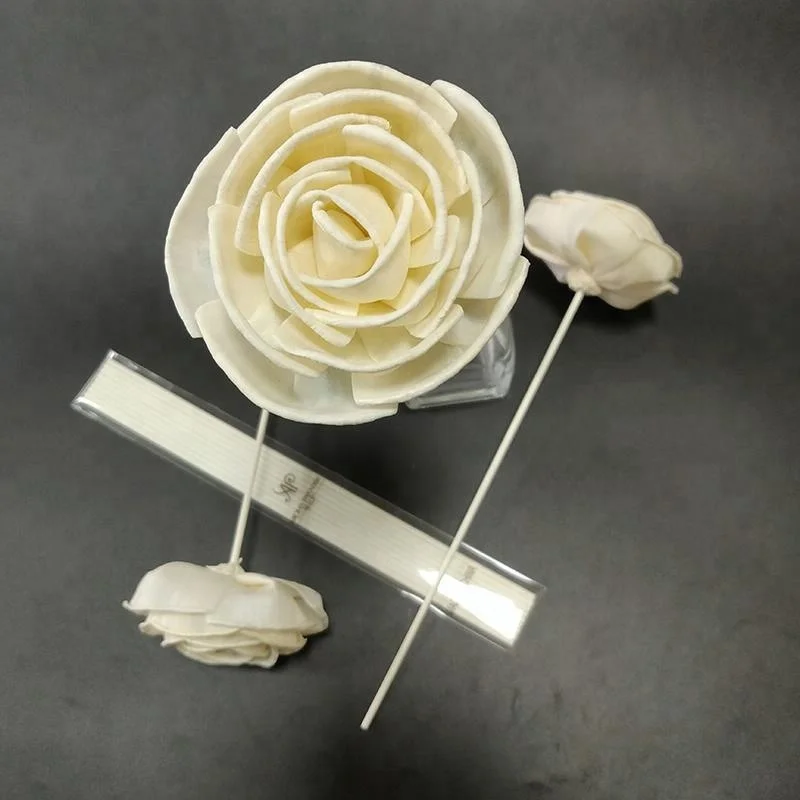 Estick Private Label Home Fragrance Scented Rattan Stick Dried Flowers Reed Diffuser Wood Sola Flowers For Air Freshening