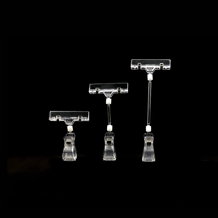 Hot-selling Pop Display Transparent Clips For Promotion