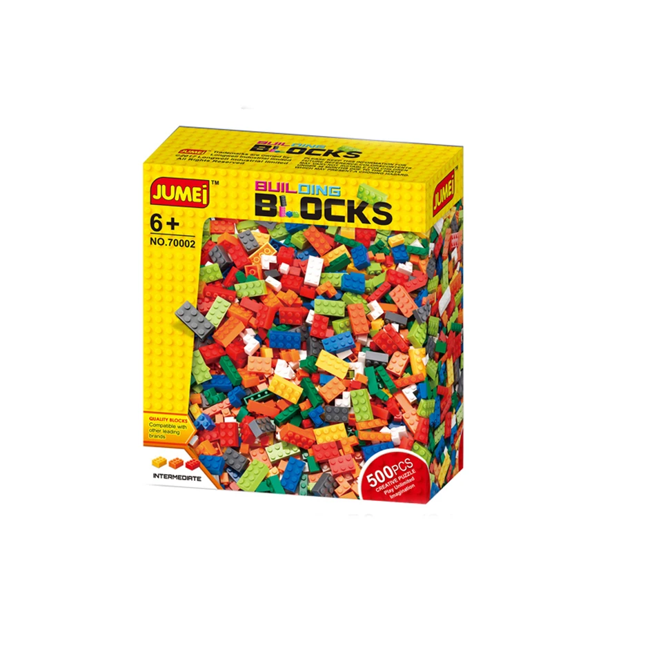 Top Selling Kids Blocks 500PCS ABS Plastic Designer Small Particle Assembled Building Blocks Friend Educational Toys