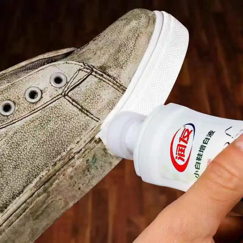 Sneaker sports  shoe whitener shoe cleaning   liquid
