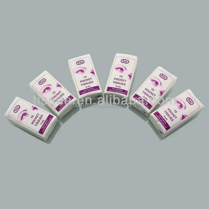 3ply Recycled pocket tissue paper Recycle tissue paper