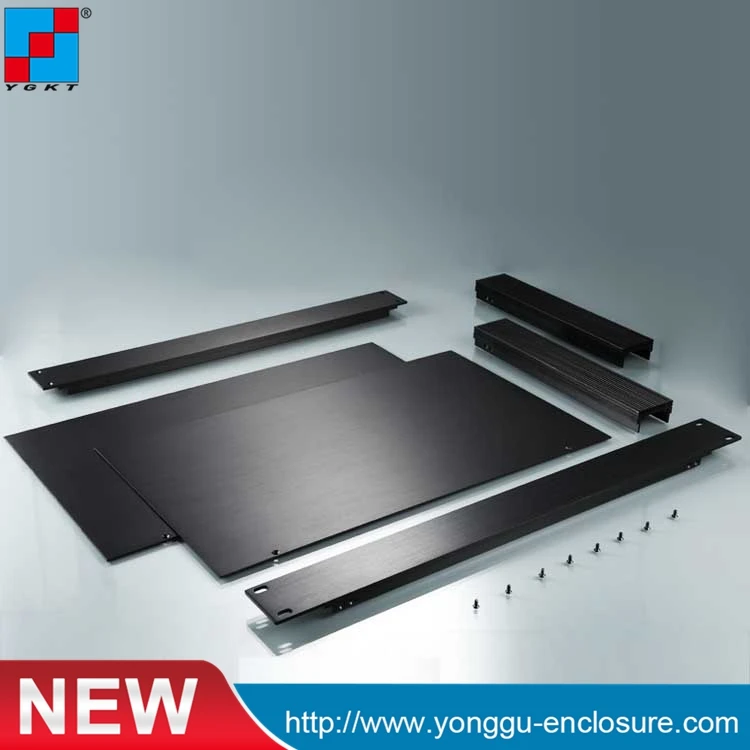 19 inch amp rack cases customized 1u chassis 1u rackmount