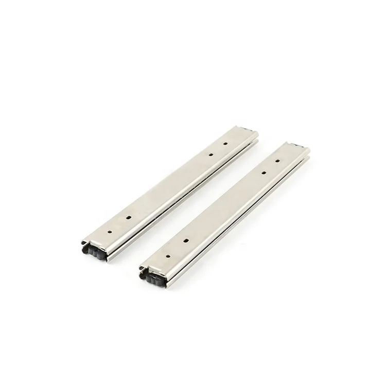 TH2035SSDJ 35mm Drawer Slide Two Way Chinese Manufacture Stainless Steel Sheet Drawer Slide Full Extension Slide