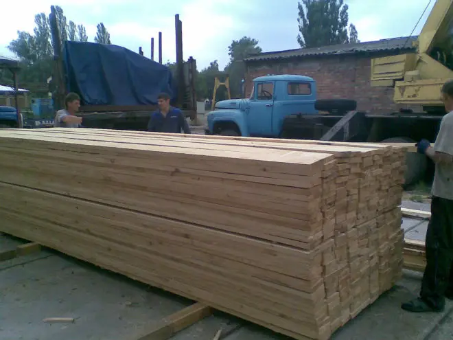 Pine sawn timber