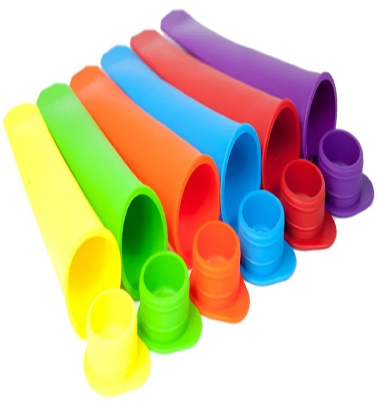 wholesale  Colorful Non-Stick Silicone Ice Cream Cone Molds