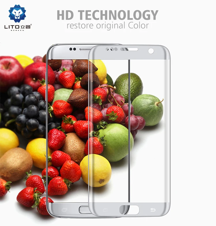 Hot Products Ultra Thin 3D Full cover 9H Hardness Tempered Glass screen protector for Samsung galaxy s7 Edge pelicula de vidro